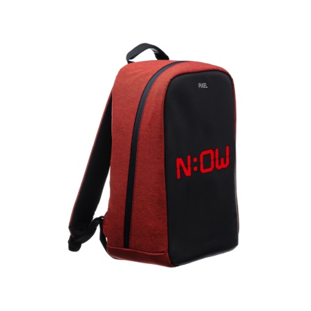 Рюкзак с LED-дисплеем PIXEL PLUS - Red Line (бордовый), BT